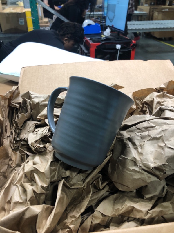 Photo 1 of 11 Stone Blue Ceramic Mugs
1 Is Broken, But Can Be Glued Back 