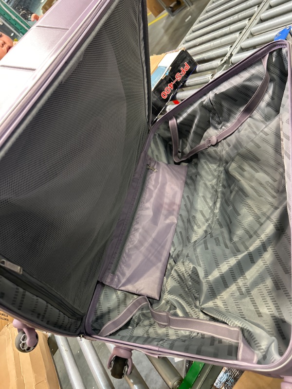 Photo 3 of American Tourister Stratum 2.0 Expandable Hardside Luggage with Spinner Wheels, 28" SPINNER, Purple Haze