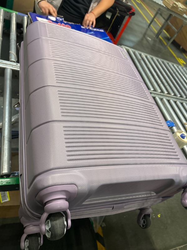 Photo 1 of American Tourister Stratum 2.0 Expandable Hardside Luggage with Spinner Wheels, 28" SPINNER, Purple Haze