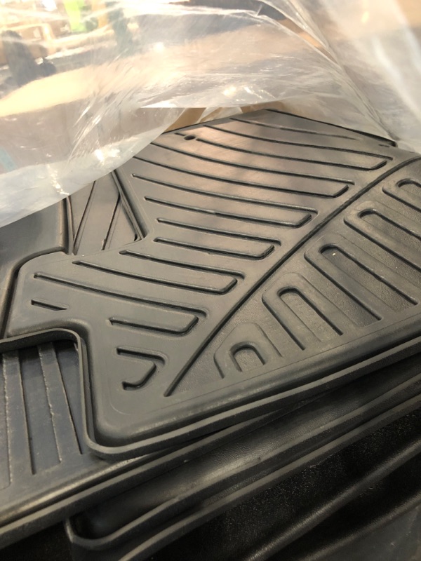 Photo 2 of AUTOSAVER88 Floor Mats Set for 2022 Jeep Grand Cherokee WK, 2016-2021 Jeep Grand Cherokee, All-Weather Custom Fit Black TPE Car Floor Mats Cargo Liner Jeep Grand Cherokee Mats Set