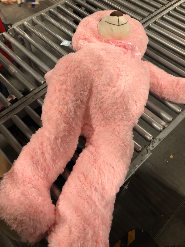 Photo 1 of 4 Feet Tall Pink Teddy Bear