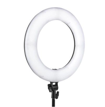 Photo 1 of Iluminador Ring Light rgb 18 Weeylite WE-10S LED Circular 30W Bi-Color 2500K-8500K + Tripé e Controle Remoto
