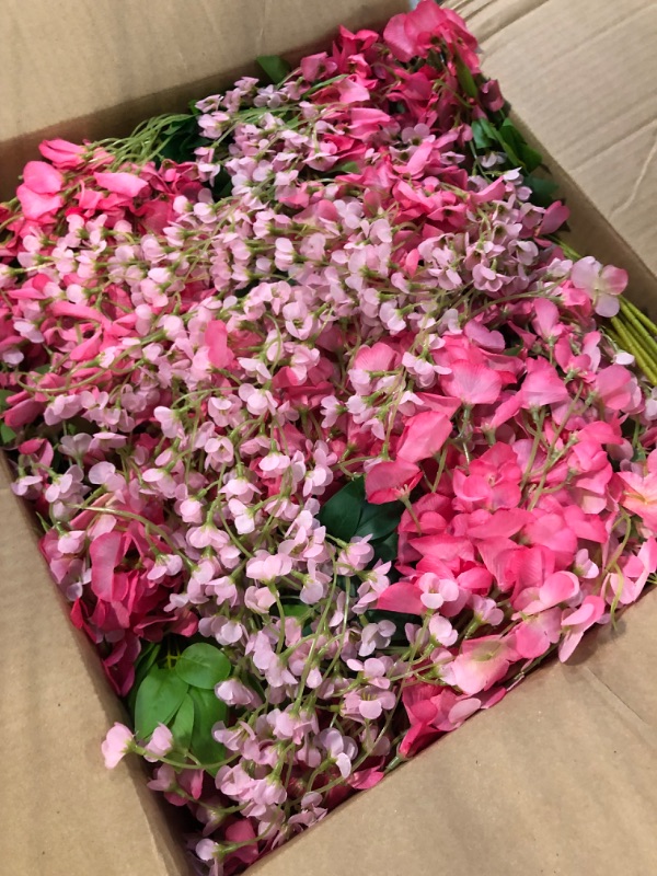 Photo 1 of Artificial Pink Flowers For Decorations