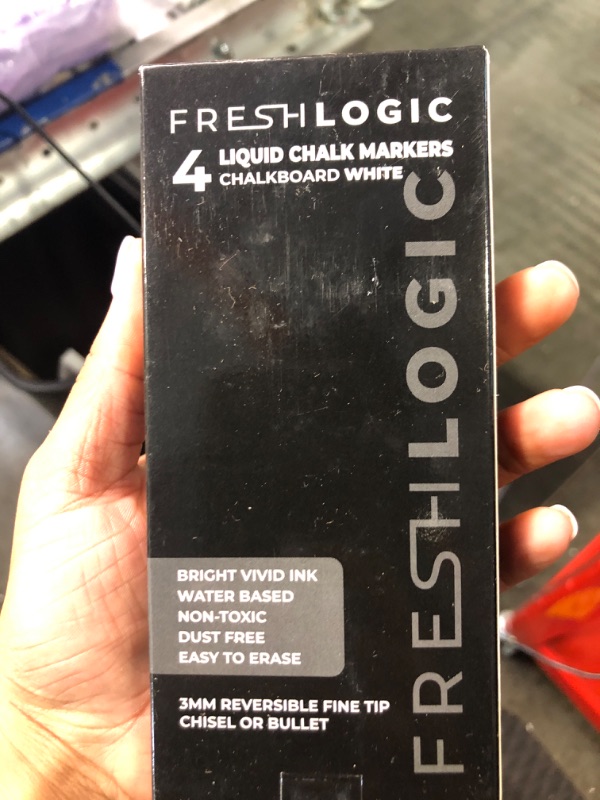 Photo 1 of Fresh Logic 4 Liquid Chalk Markers for Chalkboard 