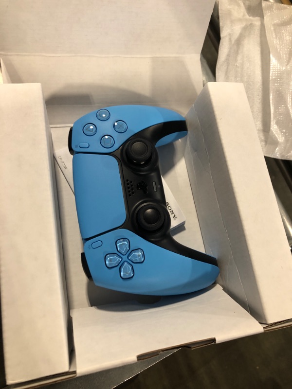 Photo 1 of Sony PS5CONDTRBLU PlayStation 5 DualSense Wireless Controller - Starlight Blue