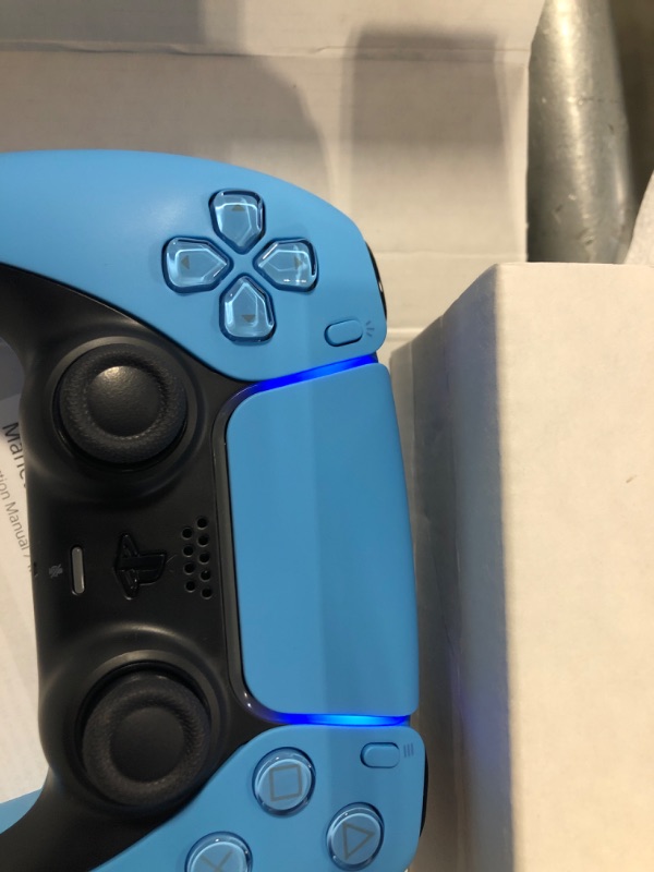 Photo 1 of Sony PS5CONDTRBLU PlayStation 5 DualSense Wireless Controller - Starlight Blue
