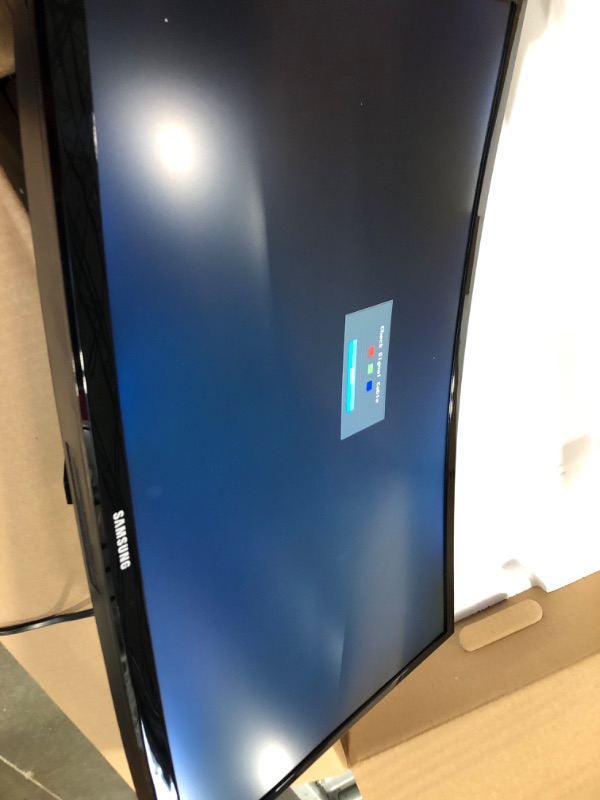 Photo 1 of SAMSUNG 23.5” CF396 Curved Computer Monitor, AMD FreeSync for Advanced Gaming, 4ms Response Time, Wide Viewing Angle, Ultra Slim Design, LC24F396FHNXZA, Black 24-Inch Curved DP/HDMI/1-Yr Warranty