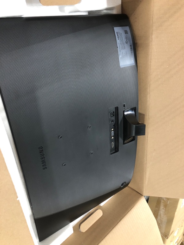 Photo 1 of SAMSUNG 23.5” CF396 Curved Computer Monitor, AMD FreeSync for Advanced Gaming, 4ms Response Time, Wide Viewing Angle, Ultra Slim Design, LC24F396FHNXZA, Black 24-Inch Curved DP/HDMI/1-Yr Warranty