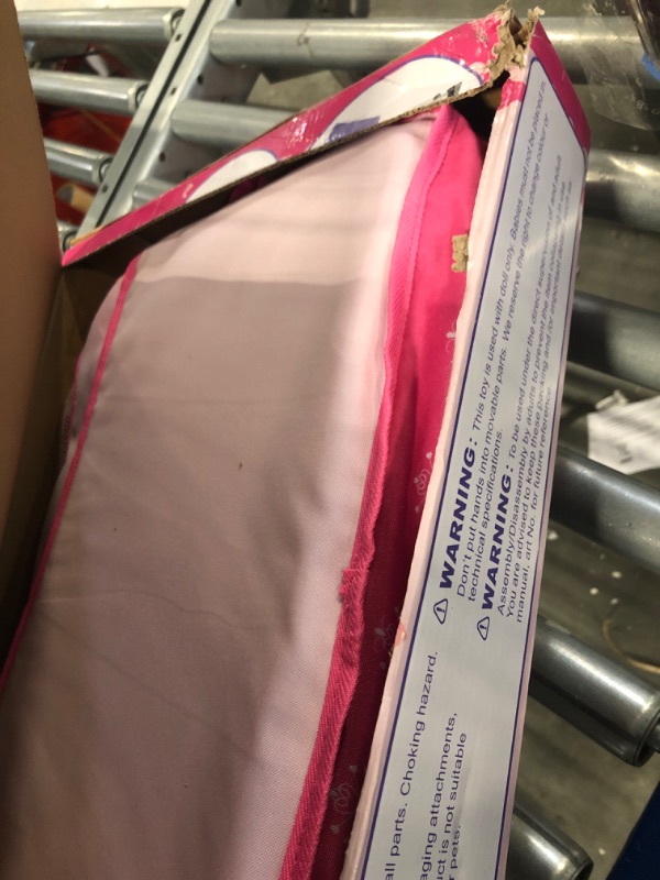 Photo 1 of Anivia Doll Bed Furniture 2 Function Toy, Doll Bed and Doll Swings Together for 18 inches Baby Girl Dolls, Baby Doll Crib with Bottom Tray Pink DP601PINK