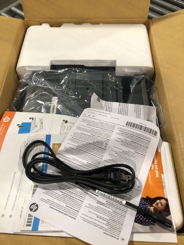 Photo 1 of HP OfficeJet Pro 9015e Wireless Color All-in-One Printer with bonus 6 months Instant ink with HP+ (1G5L3A),Gray