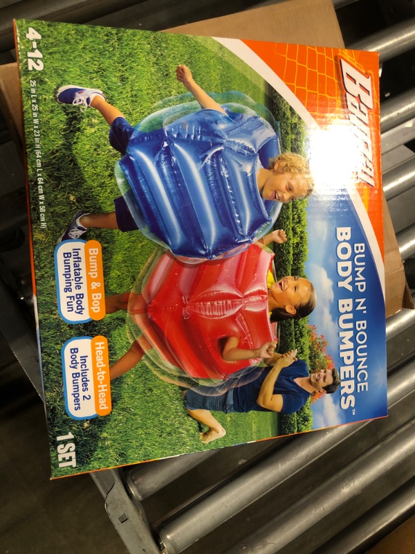 Photo 1 of BANZAI: Bump N' Bounce Body Bumpers, A Game of Bumping & Bopping, 2 Bumpers Included in Red & Blue, Fun & Safe Cushion Inflatable Surface, For Ages 4 and up