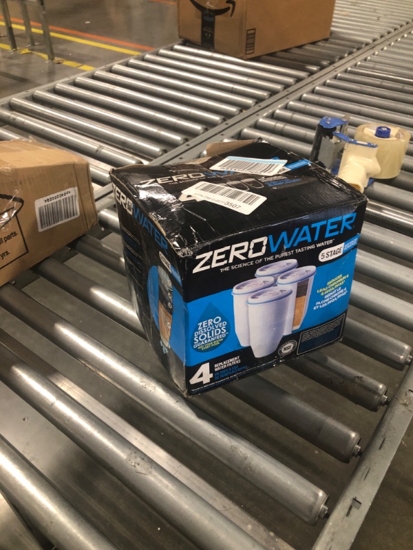 Photo 2 of ZeroWater Official 5-Stage Water Filter for Replacement, NSF Certified to Reduce Lead, Other Heavy Metals and PFOA/PFOS, 4-Pack