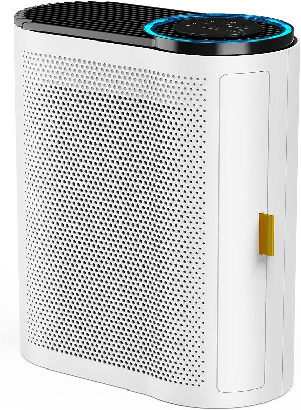 Photo 1 of AROEVE Air Purifiers for Large Room Up to 1095 Sq Ft Coverage with Air Quality Sensors H13 True HEPA Filter with Auto Function for Home, Bedroom, MK04- White