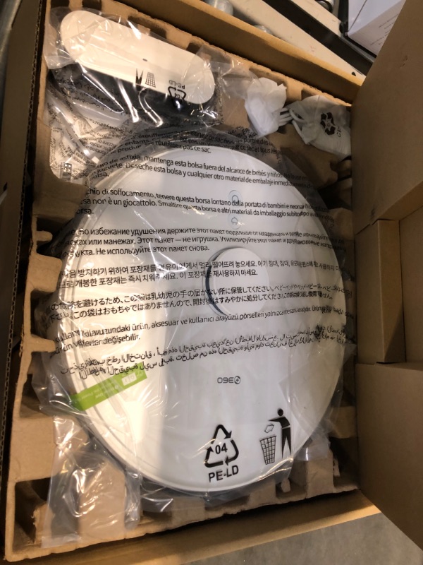 Photo 3 of 360 S8 Robot Vacuum and Mop Cleaner, Customized Smart Mapping, LiDAR Navigation, 2700Pa Strong Suction, Self-Charging Work with Alexa/WiFi/APP, Ideal for Carpet and Pet Hair