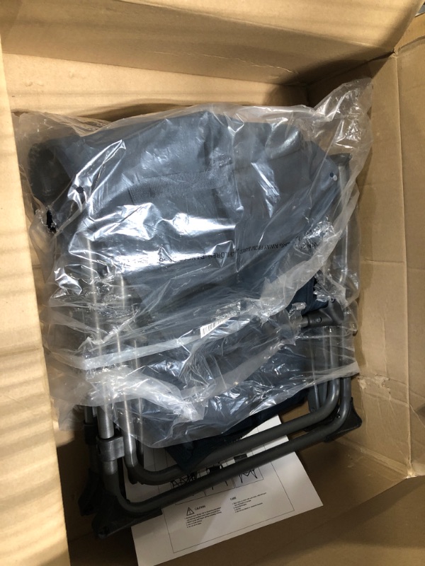 Photo 1 of TIMBER RIDGE Heavy Duty Camping Chair with Compact Size, Portable Directors Chair with Side Table and Pocket for Camping, Lawn, Sports and Fishing, Supports Up to 350lbs, Tan