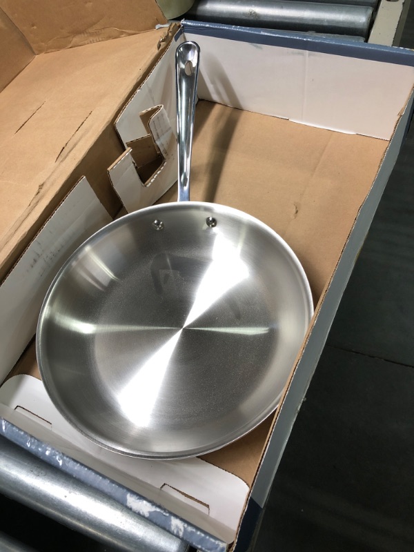 Photo 3 of All-Clad D3 Fry Lid, 10 Inch Pan, Dishwasher Safe Stainless Steel Cookware, Silver, 10-Inch