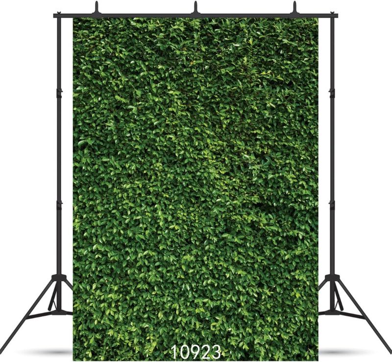 Photo 1 of  Green Leaves Backdrop Grass Backdrop Natural Green Lawn Party Photography Backdrop B
