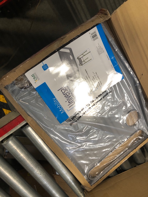 Photo 1 of DMI Walker Tray with Cup Holders, Walker Tray for Folding Walkers, Gray