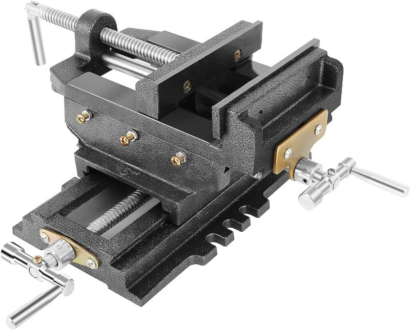 Photo 1 of GYZJ ?" ????? ????? ???? Drill Press Milling Vise, ? in Jaw Width, ?.? in Max Jaw Opening, Bench Mount Clamp Machine Vice Holder Clamping Tool for CNC Woodworking Milling Machine https://a.co/d/1J5k1oQ