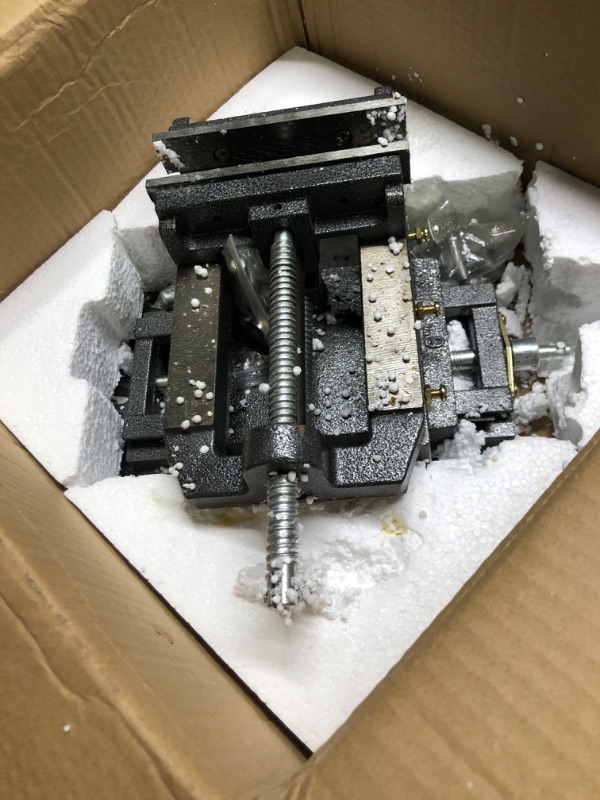 Photo 3 of GYZJ ?" ????? ????? ???? Drill Press Milling Vise, ? in Jaw Width, ?.? in Max Jaw Opening, Bench Mount Clamp Machine Vice Holder Clamping Tool for CNC Woodworking Milling Machine https://a.co/d/1J5k1oQ