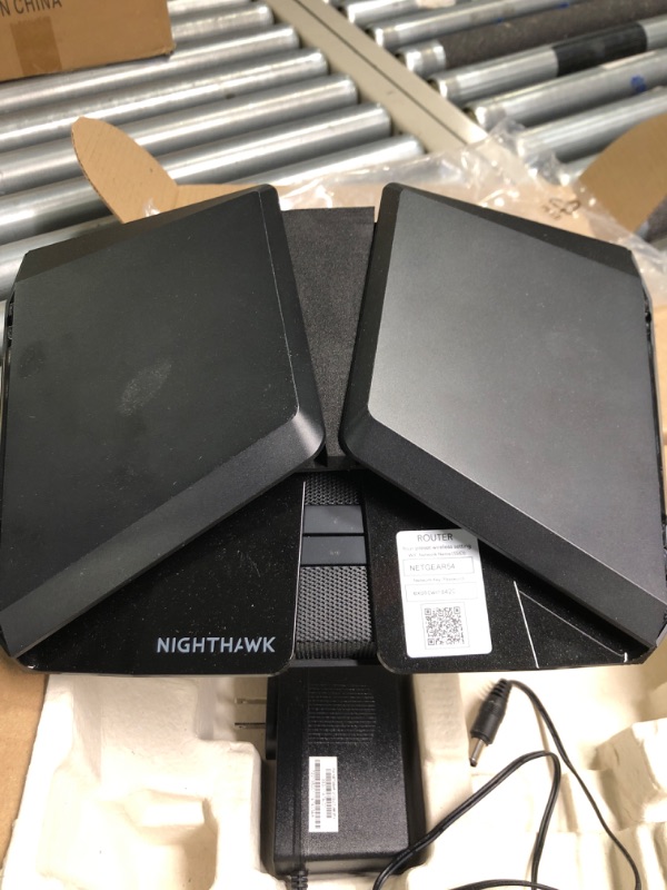 Photo 4 of NETGEAR Nighthawk 12-Stream WiFi 6E Router (RAXE500) | AXE11000 Tri-Band Wireless Speed (Up to 10.8Gbps) |New 6GHz Band | Coverage up to 2,500 sq. ft. and 60 Devices (Renewed)