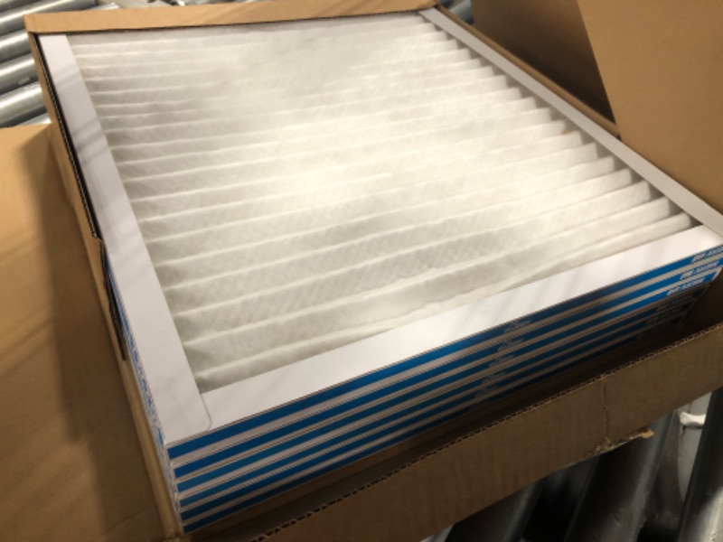 Photo 2 of Aerostar 20x30x1 MERV 11 Pleated Air Filter, AC Furnace Air Filter, 6 Pack (Actual Size: 19 3/4" x 29 3/4" x 3/4") 20x30x1 Filter