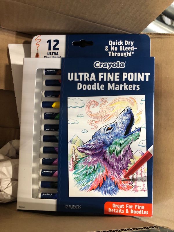Photo 1 of Crayola Ultra Fine Point Markers, Art Markers, Gifts for Teens, 12 ct
