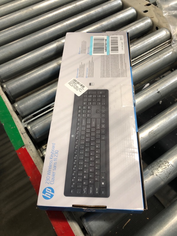 Photo 2 of HP 230 Wireless Keyboard, Numeric Keypad, Wireless, Comfort Design, Sleek and Quiet (3L1E7AA#ABA)