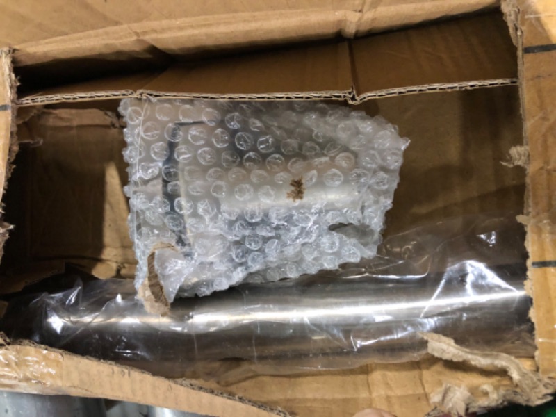 Photo 1 of Curved Shower Curtain Rod, 42-74 inches Extra Wide Curved Shower Curtain Rod Adjustable, Rust Proof Curved Shower Rod for Bathroom, Premium Stainless Steel, Need to Drill Nickel Nickel 42-74 inches