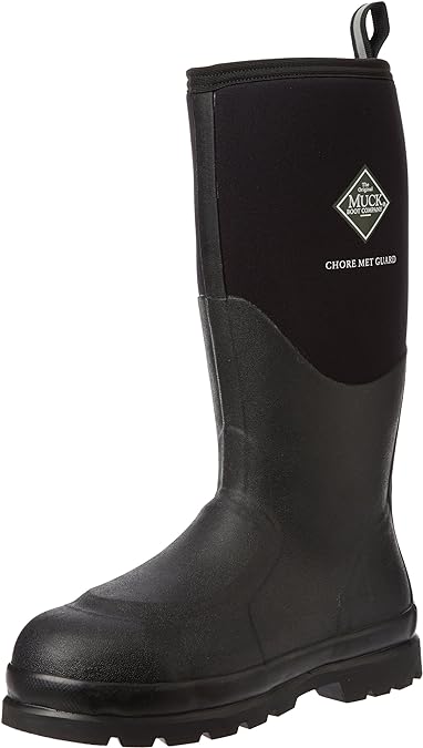 Photo 1 of Muck Chore Classic Tall Steel Toe Men's Rubber Work Boots with Metatarsal Guard
