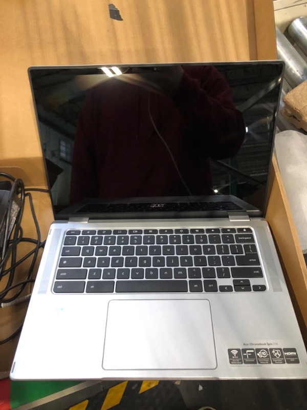 Photo 3 of Acer Chromebook 314 Laptop | Intel Pentium Silver N6000 | 14" Full HD IPS Touch | Intel UHD Graphics | 4GB LPDDR4X | 64GB eMMC | Wi-Fi 6 | DTS Audio | Chrome OS | CB314-3HT-P6QW