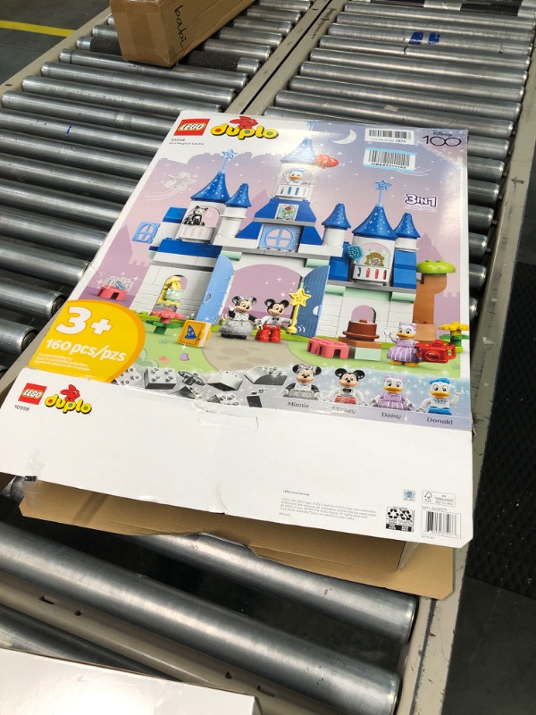 Photo 1 of LEGO DUPLO Disney 3 in 1 Magic Castle 10998 Building Set for Family Play with 5 Disney Figures Including Mickey, Minnie and Friends, Magical Disney 100 for Kids & Toddlers Ages 3 and Up Standard Packaging