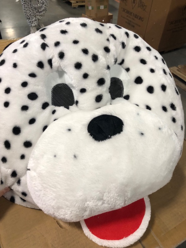 Photo 3 of Forum Novelties Men's Dotty The Dalmatian Plush Mascot Costume, Multi Colored, One Size