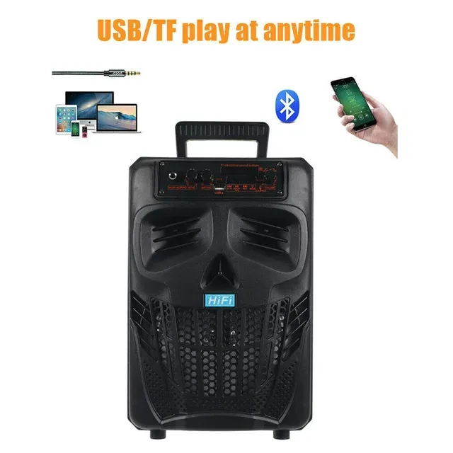 Photo 1 of Jahy2Tech 8000W Portable Bluetooth Speaker Woofer Heavy Bass Sound System Party & Mic