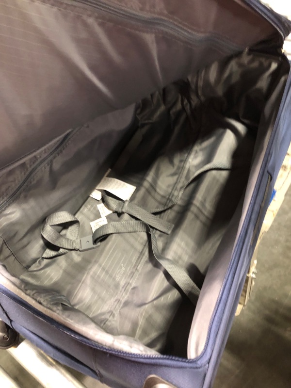 Photo 3 of Amazon Basics suitcases Softside Spinner 29 Navy Blue
