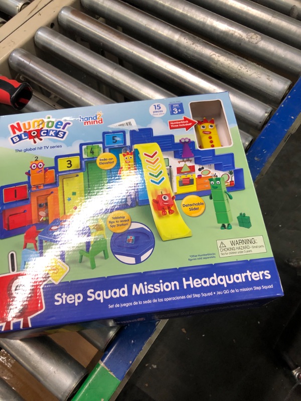 Photo 2 of hand2mind Numberblocks Super Secret Step Squad Headquarters Play Set, Toddler Doll House, Clubhouse Dollhouse, Action Figure House, Cartoon Character Toys, Play Figure Playsets, Imaginative Play Toys