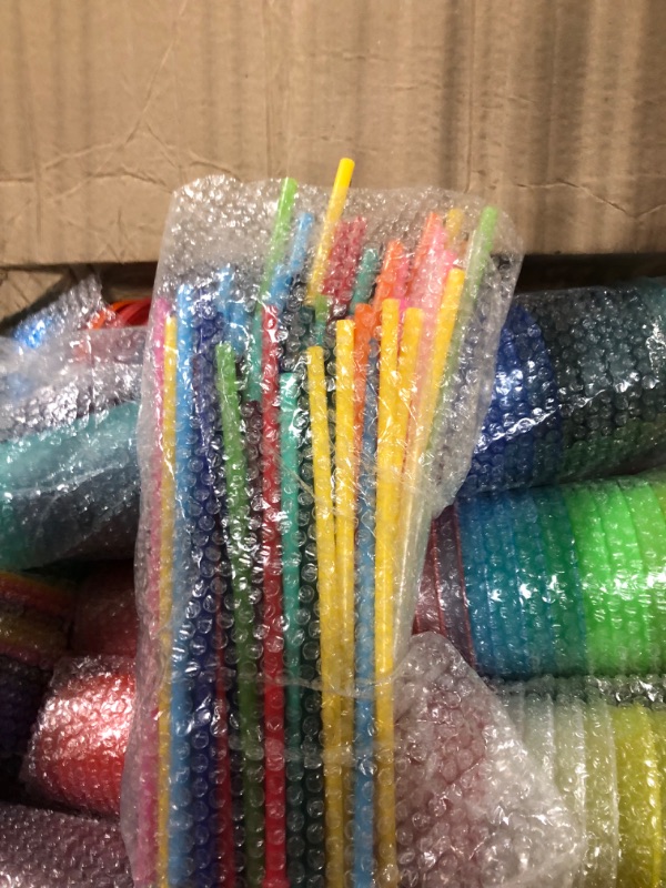 Photo 1 of  60 Tumblers with Lids and Straws, Reusable Drinking Cup, Smoothie Cups with Lids and Straws, Perfect for Parties,Birthdays, for Kids & Adults 24 oz
