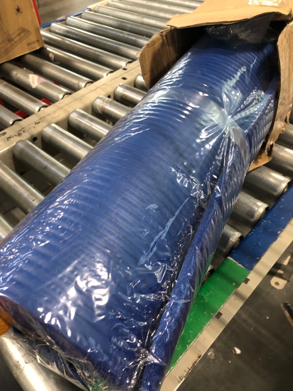 Photo 1 of Amazon Basics 1/2-Inch Extra Thick Exercise Yoga Mat Blue Yoga Mat