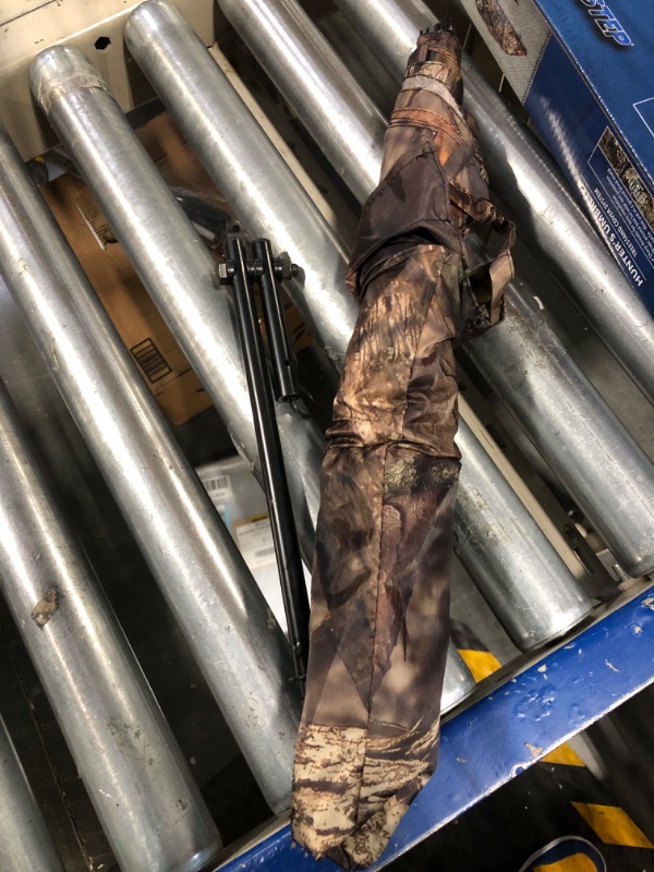 Photo 2 of Ameristep Hunter's Umbrella | Durable Portable Weather-Resistant Mossy Oak Break-Up Country Camo Treestand Roof or Ground Blind Shield