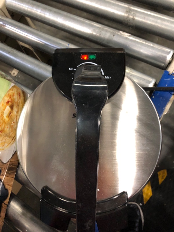 Photo 3 of 10inch Roti Maker by StarBlue with FREE Roti Warmer - The automatic Stainless Steel Non-Stick Electric machine to make Indian style Chapati, Tortilla, Roti AC 110V 50/60Hz 1200W