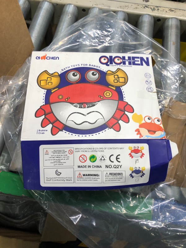 Photo 1 of Bath Toys for Toddlers : Baby Bath Toys, Crab Bath Toys, Bubble Machine for Toddlers , Musical Toys for Toddlers , Toddler Bath Toys, Baby Boy Gifts,Baby Gifts for Girls,Battery Operated Blue
