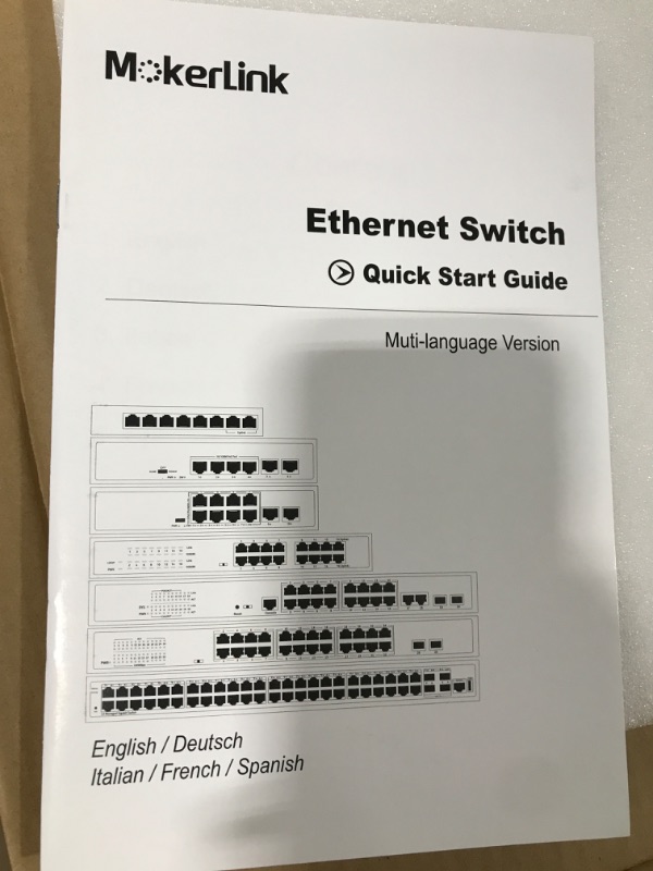 Photo 1 of MokerLink 48 Port Gigabit Managed Switch, 48 Port GE, 4x10G SFP+, 1 Console Port, 1 USB Port, L3 Smart Managed, Rackmount , DHCP QoS Vlan IGMP and Static Routing 48xGE + 4x10G(Managed)