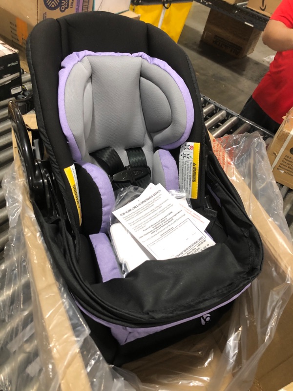 Photo 2 of Baby Trend Secure Snap Tech 35 Infant Car Seat, Lavender Ice 16.5x16.25x28.5 Inch (Pack of 1)