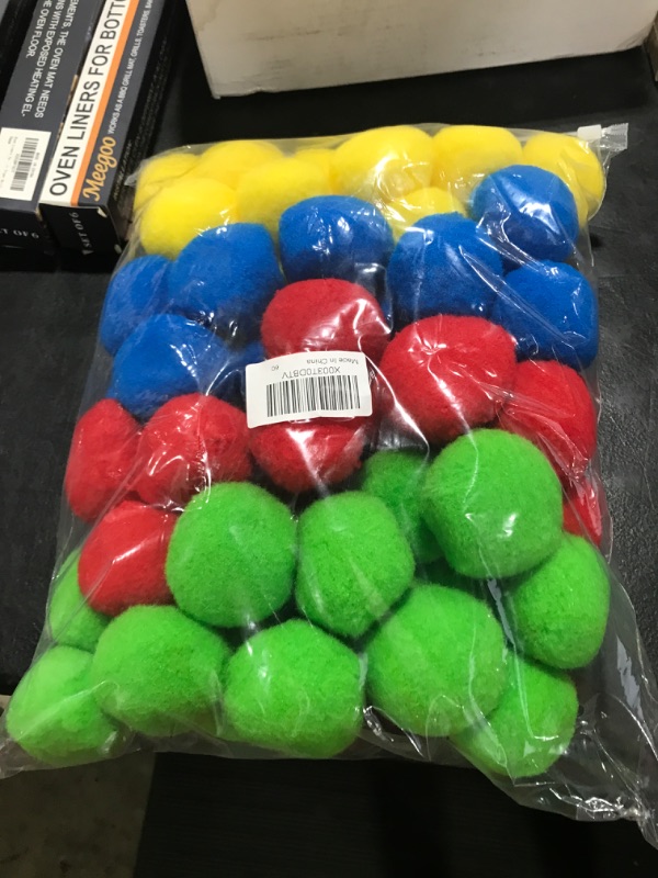 Photo 1 of 60 Reusable Water Balloons,Summer Party Water Soaker Balls Pool Balls for Backyard Water Fights Play and Soft Cotton Outdoor Water Toys Balls for Kids and Teens Games