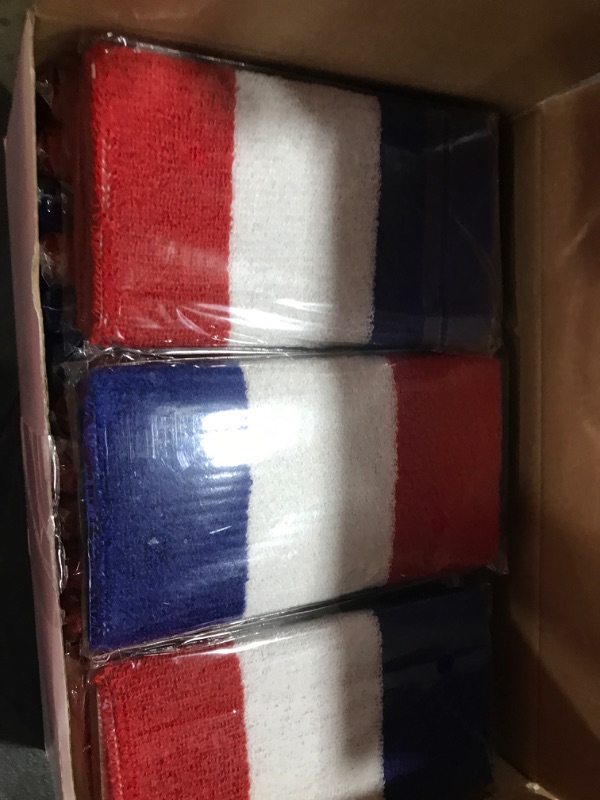 Photo 1 of 12 PACK RED WHITE AND BLUE ACCESSORIES 