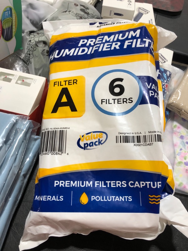 Photo 1 of VEVA 6 Pack Premium Humidifier Filters Replacement for Honeywell Filter A, HAC-504, HAC-504AW, HCM 350 and Other Cool Mist Models