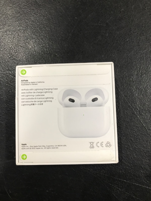 Photo 4 of Apple AirPods with Lightning Charging Case (3rd Generation)