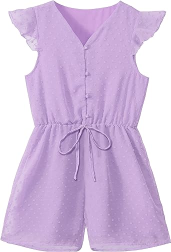 Photo 1 of ADIFUN Girls Clothes Trendy Romper Jumpsuits Cool And Breathable Summer Outfit Lace Sleeveless Dress SIZE 14-15 Y