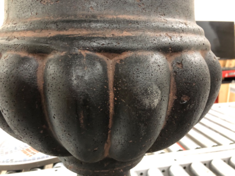 Photo 3 of  Urn Planter Large, 29-inch, Black
