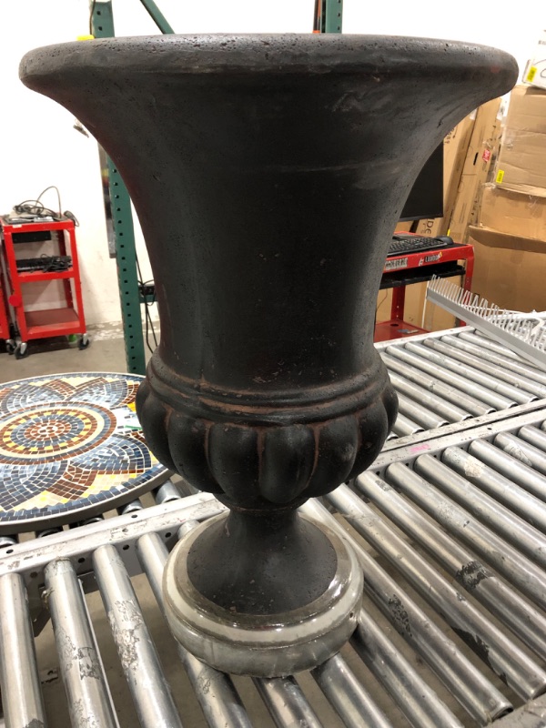 Photo 2 of  Urn Planter Large, 29-inch, Black
